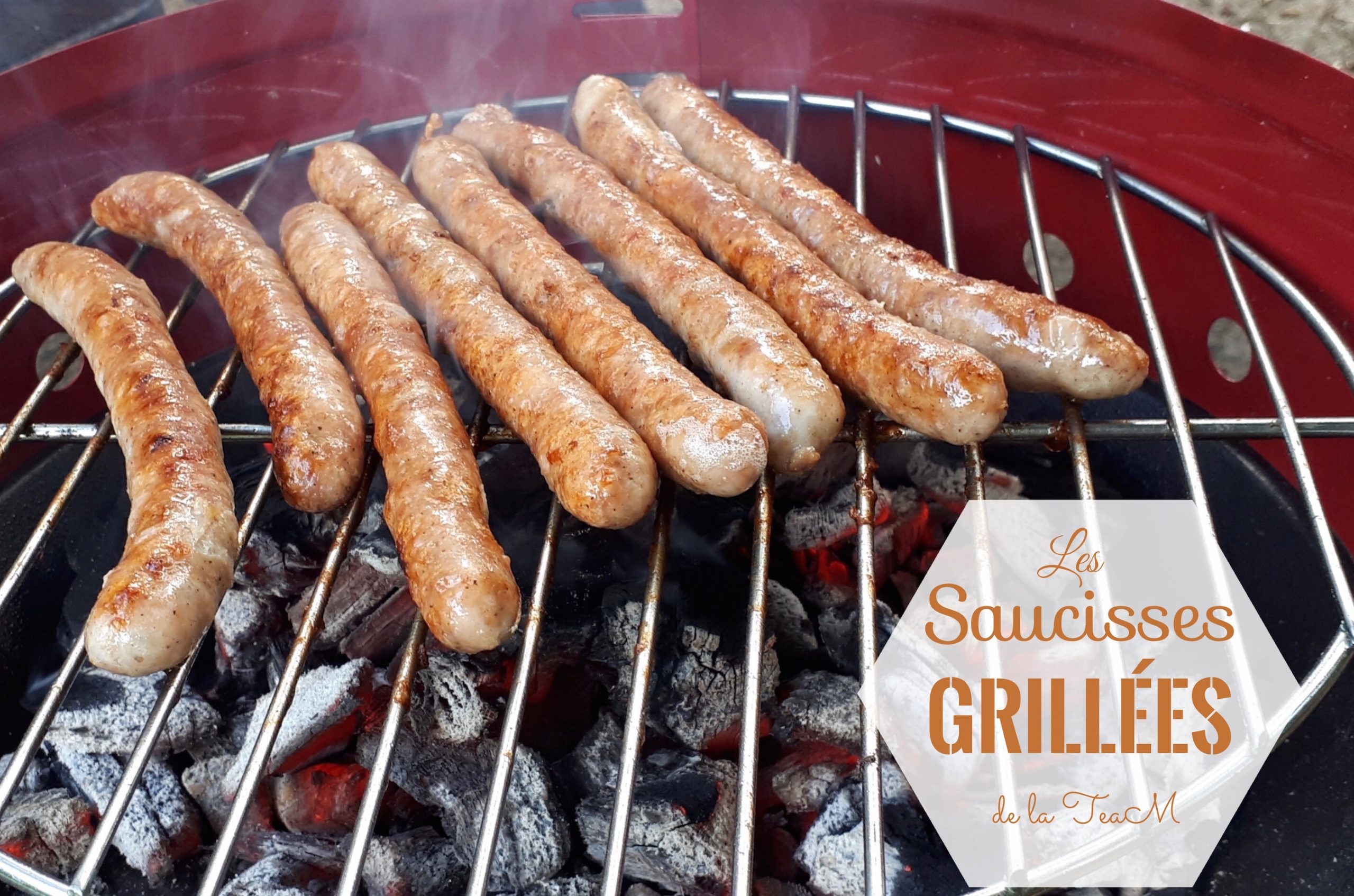 saucisses grillées cuisson au barbecue