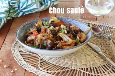 chou sauté au porc caramélisé au miel programme des ateliers