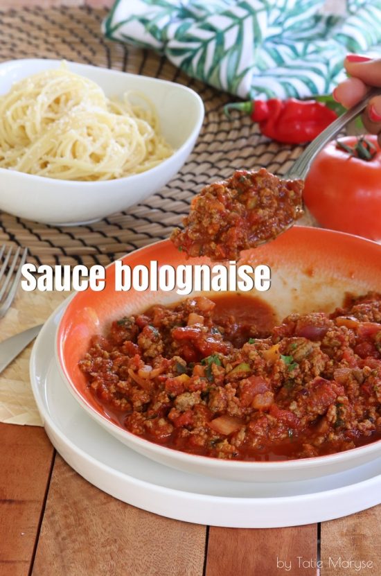 sauce bolognaise créole