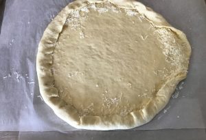 pizza croûte au fromage