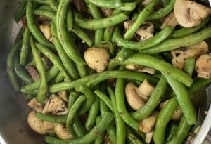 Poêlée de haricots verts guadeloupe