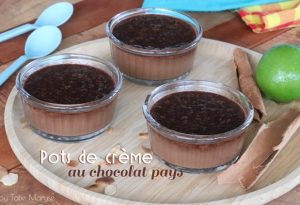 pot de crème au chocolat