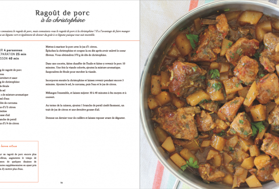 Page recette livre Recettes phare de Tatie Maryse