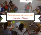 programme des ateliers Tatie Maryse sept-oct