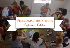 programme des ateliers Tatie Maryse sept-oct