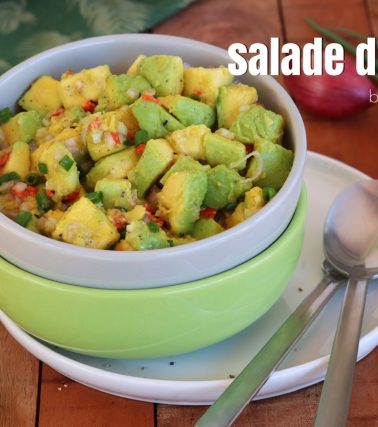 Recette de la SALADE d'AVOCAT selon Tatie Maryse