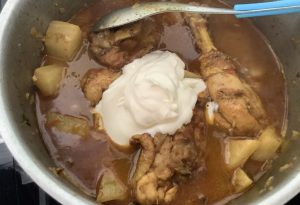 Curry de poulet antillais