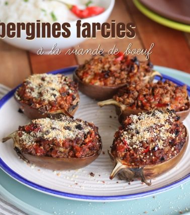 Recette des AUBERGINES FARCIES à la viande - by Tatie Maryse