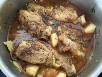 Curry de poulet créole
