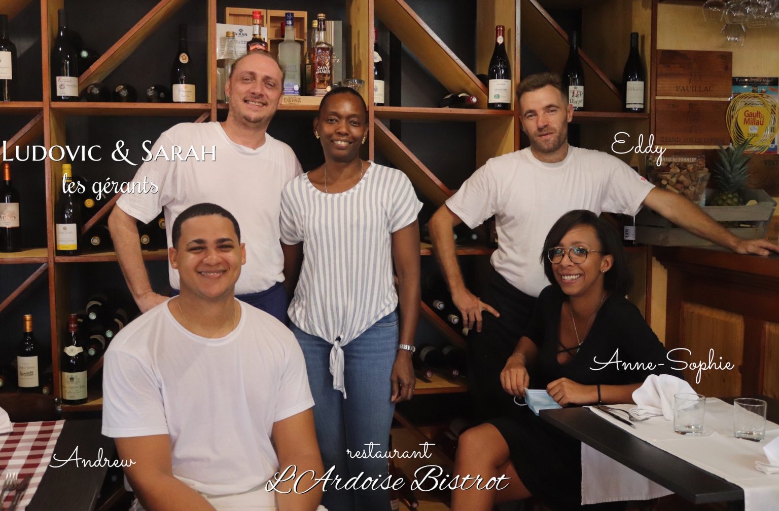 L'Ardoise Bistrot, un authentique bistrot parisien... En Martinique