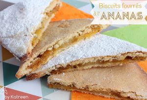 Biscuits fourrés ananas