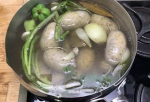 recette créole boudin aux poissons