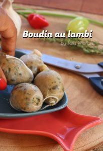 Boudin au lambi