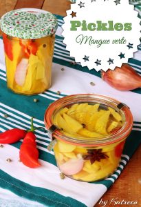 Pickles mangue verte et anis antillais