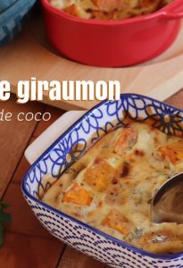 gratin de giraumon au coco