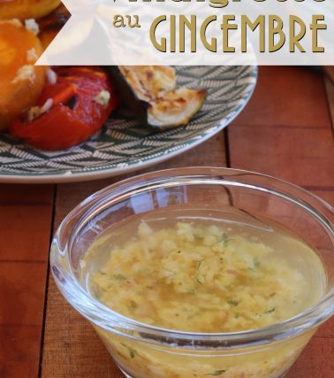 Recette de la VINAIGRETTE au GINGEMBRE, selon Katreen