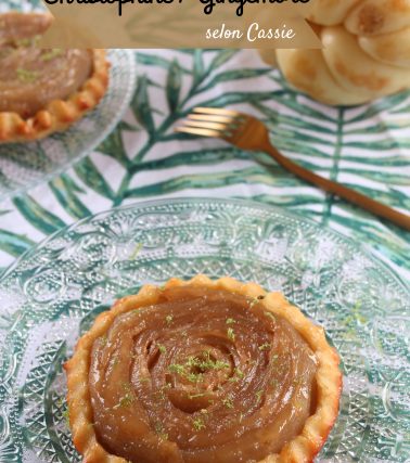Recette de la tarte TATIN CHRISTOPHINE - gingembre by Cassie