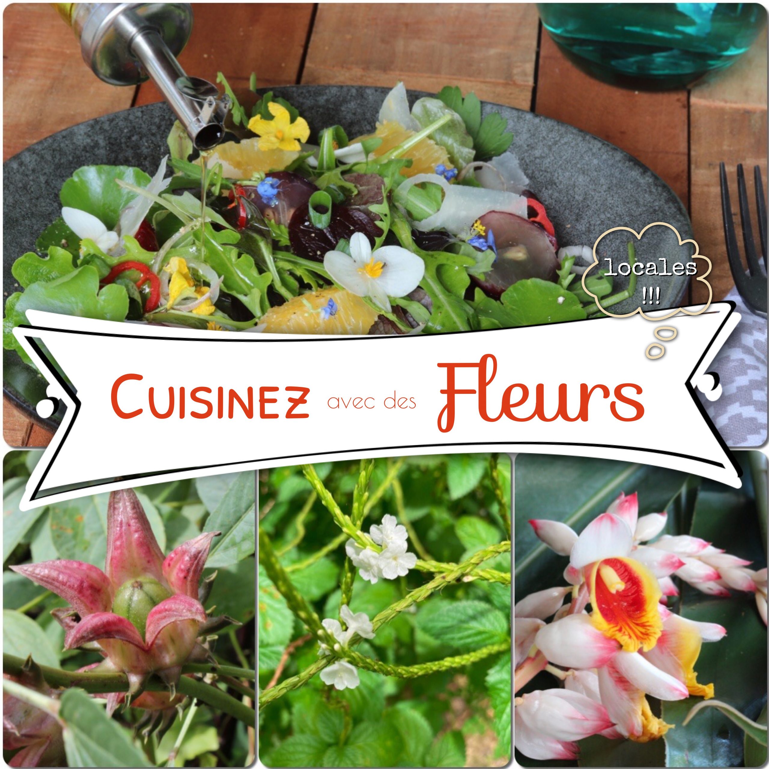 Égayez vos assiettes avec des fleurs comestibles locales
