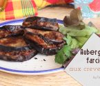 aubergines farcies aux crevettes