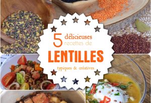 5 recettes de lentilles