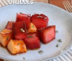 pastèque et melon grillés