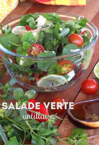 salade verte antillaise pourpier véronique herbe couresse