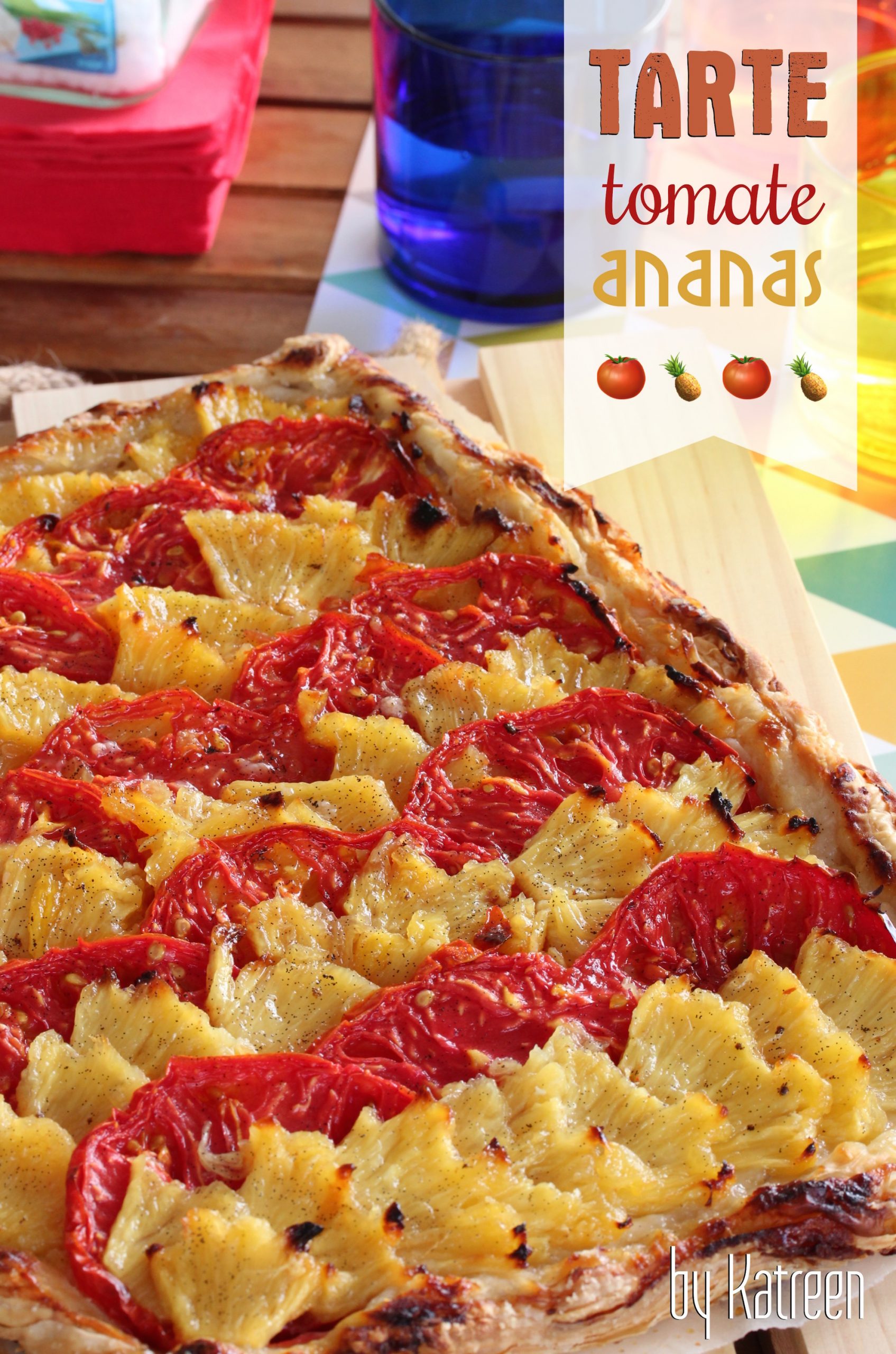 tarte ananas tomate antillaise