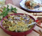 gratin de banane jaune poireau