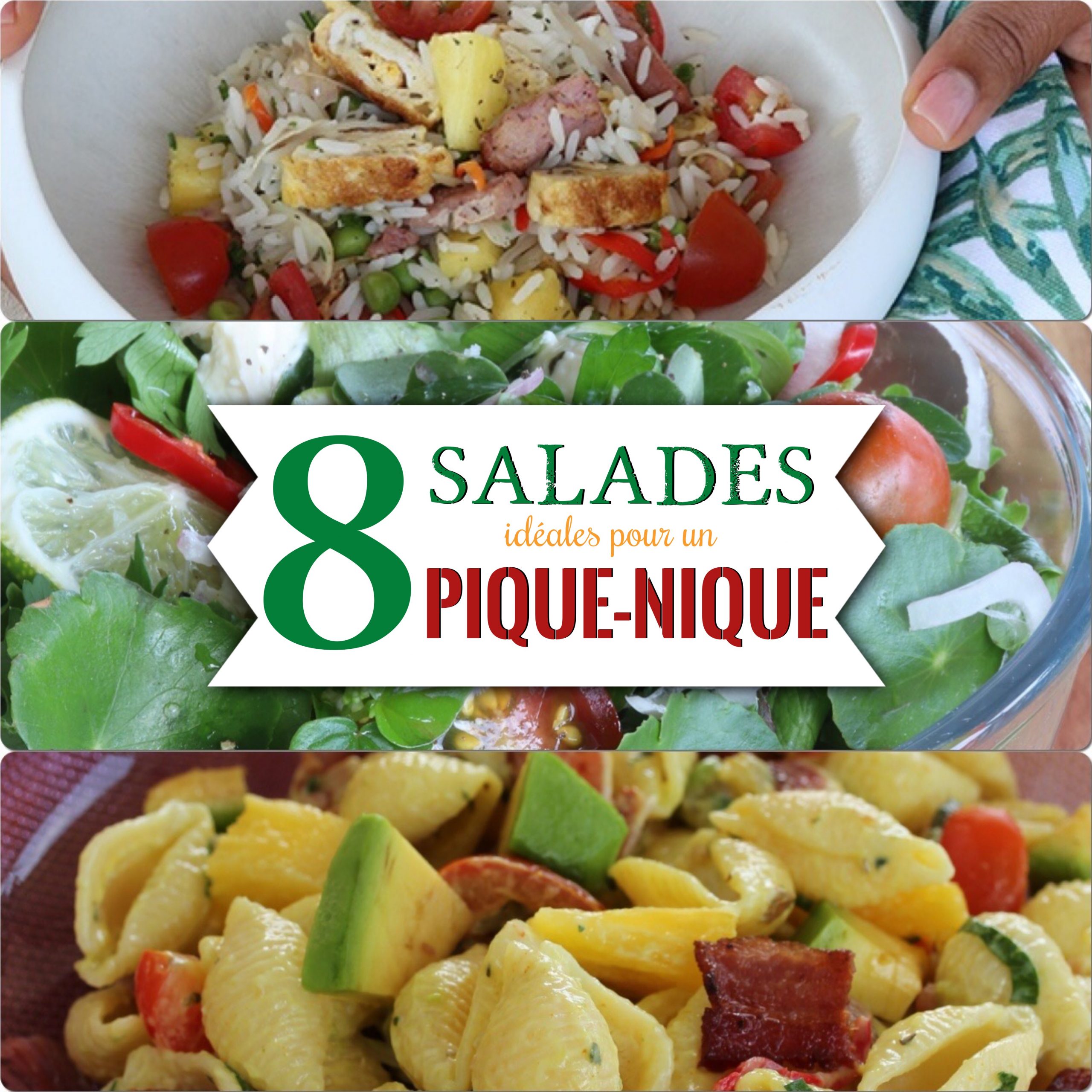 8 salades idéales pour un pique-nique antillais