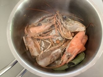 recette chouchou farcie aux crevettes