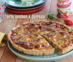 tarte jambon et poireau