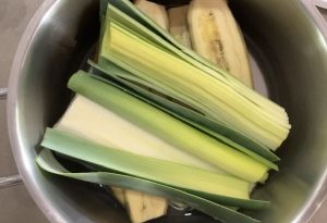 gratin de banane jaune poireau