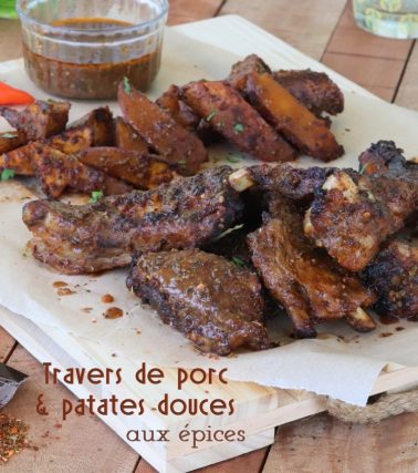 Recette du TRAVERS de PORC au MIEL, et ses patates douces - by Tatie Maryse