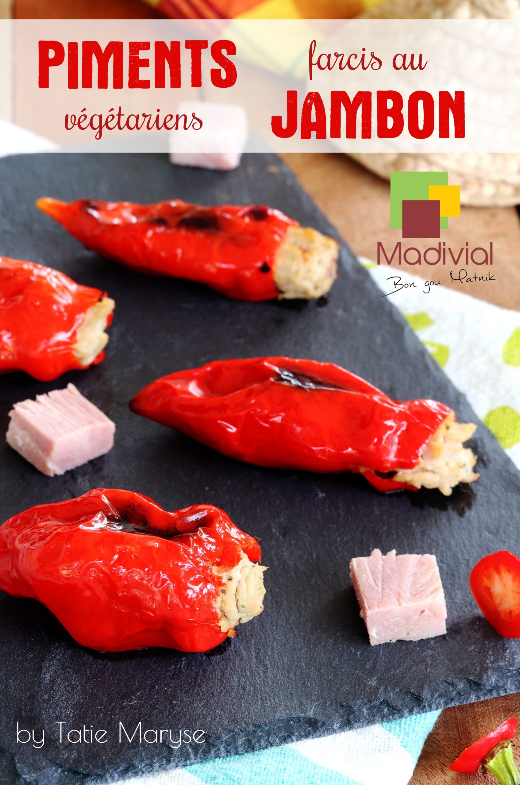 piments farcis au jambon sans nitrites MADIVIAL