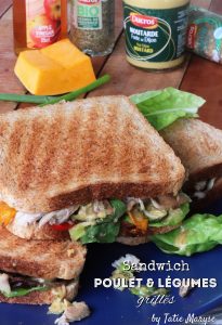 sandwich poulet et légumes grillés DUCROS