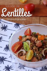 salade de lentilles blondes