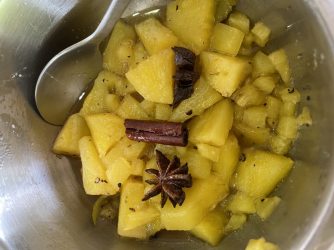 ananas au sirop épicé martinique
