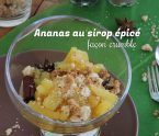 recette ananas au sirop épicé