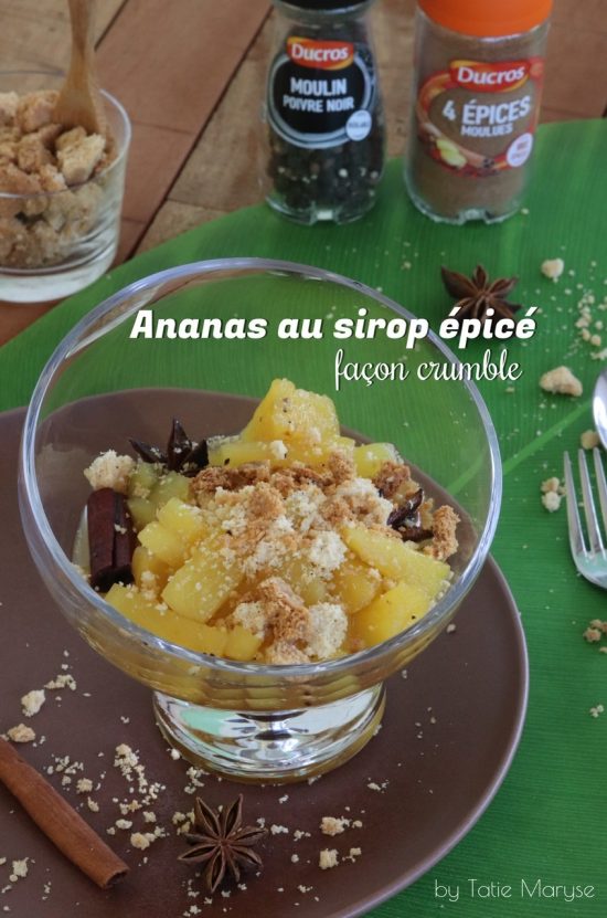 recette ananas au sirop épicé