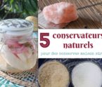 5 conservateurs alimentaires naturels