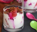 fromage blanc au pitaya