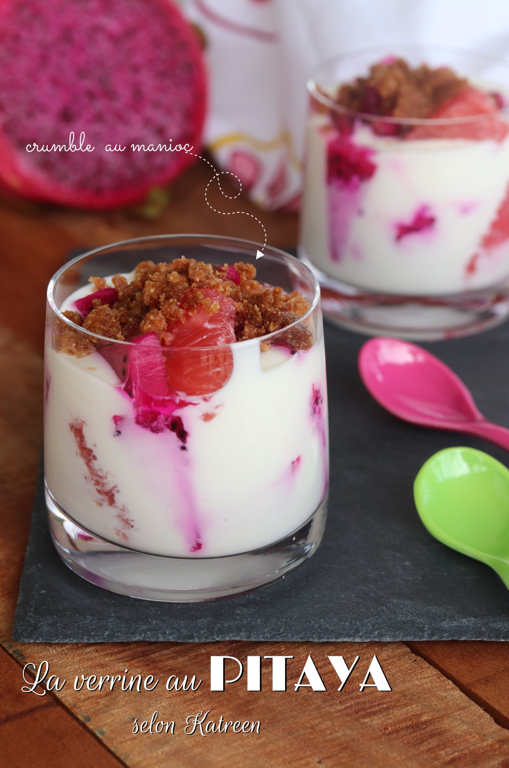 Verrine de fromage blanc aux fruits rouges