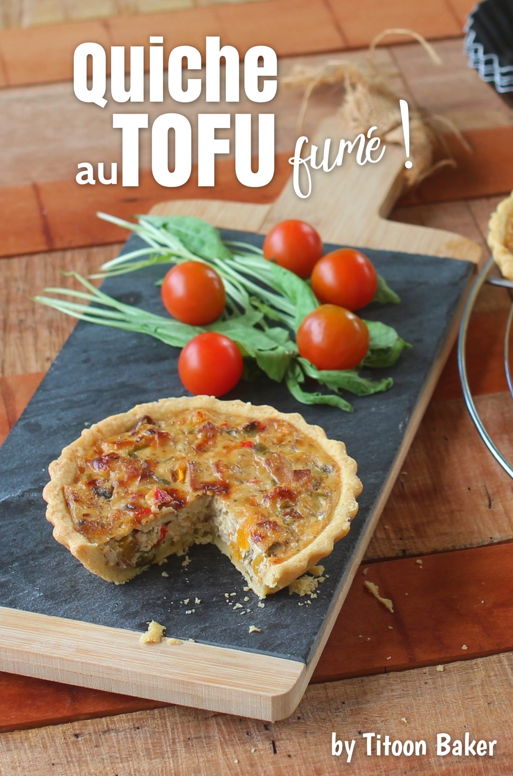 quiche au tofu fumé quiche végane