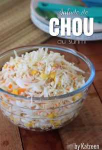 salade de chou au surimi