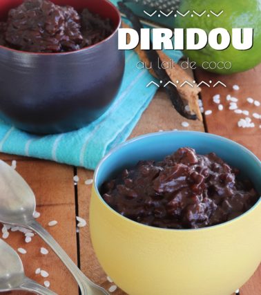 Recette du DIRIDOU au lait de coco selon Katreen