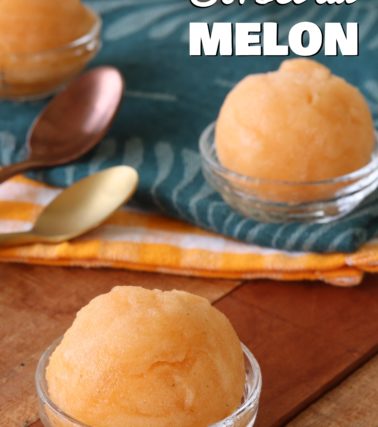 Recette du Sorbet au MELON, selon Tatie Maryse