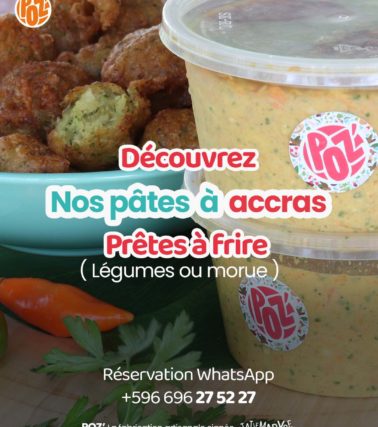 Réservez vos pâtes à accras prêtes à frire