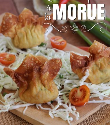 Recette des RAVIOLIS frits à la MORUE, selon Katreen