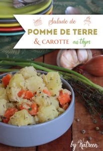 salade de pomme de terre et carotte au thym