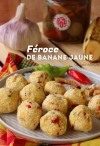 féroce de banane jaune